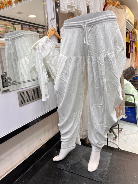 Veersons Chikankari Dhoti Salwars