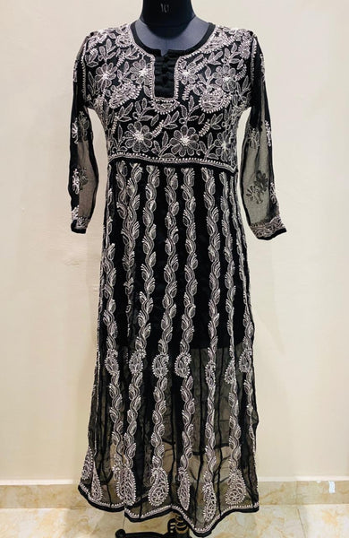 chikan anarklai kurta