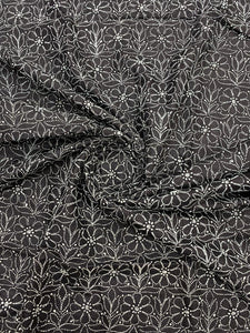 Veersons Chikankari Pure Silk Kurta Fabric - Veersons-Chikankari Studio
