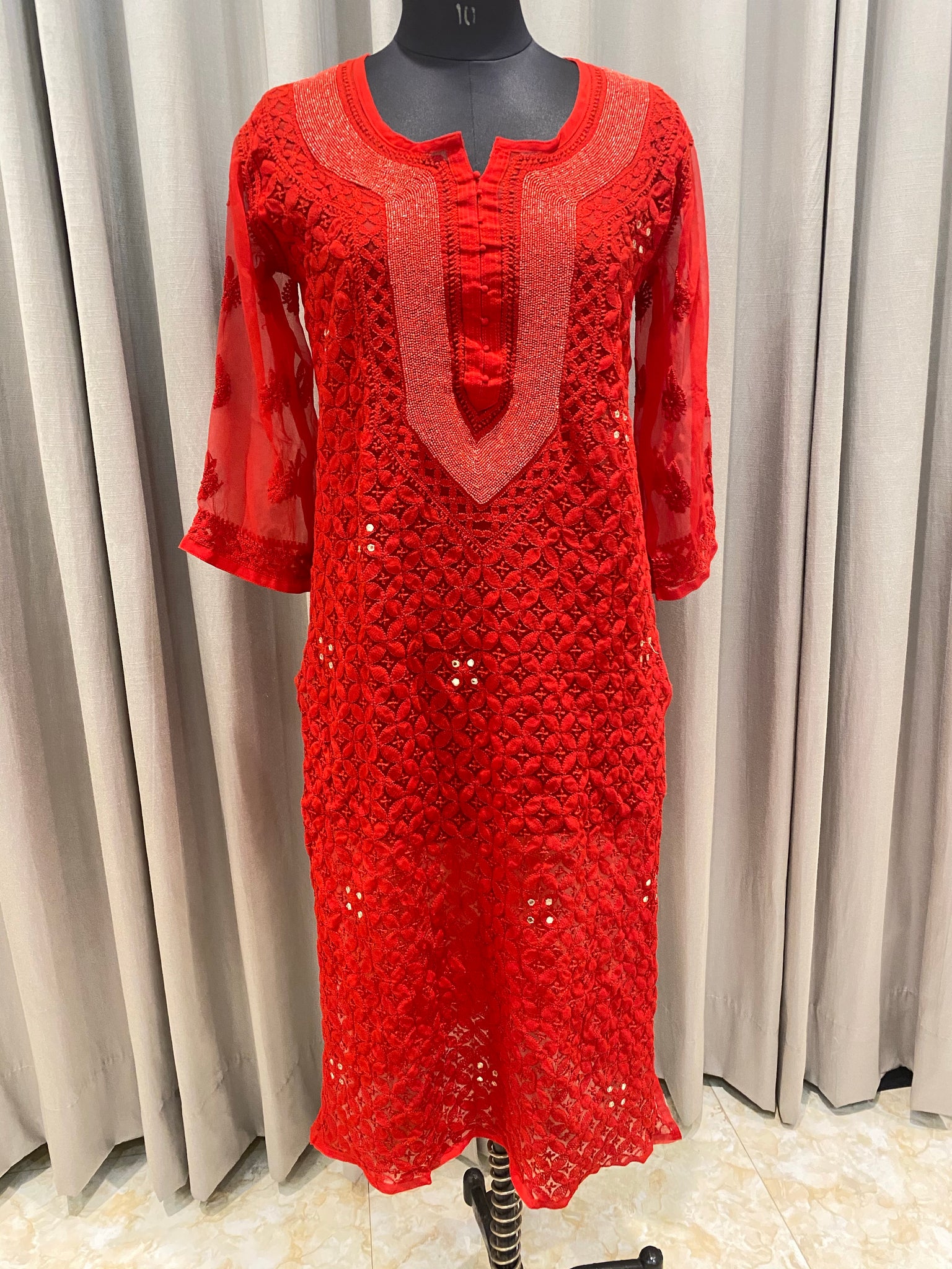 Share more than 90 georgette kurti flipkart latest - POPPY