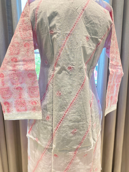 Veersons Chikankari HandEmbroidered Kurta - Veersons-Chikankari Studio