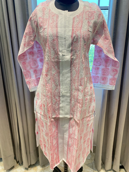 Veersons Chikankari HandEmbroidered Kurta - Veersons-Chikankari Studio