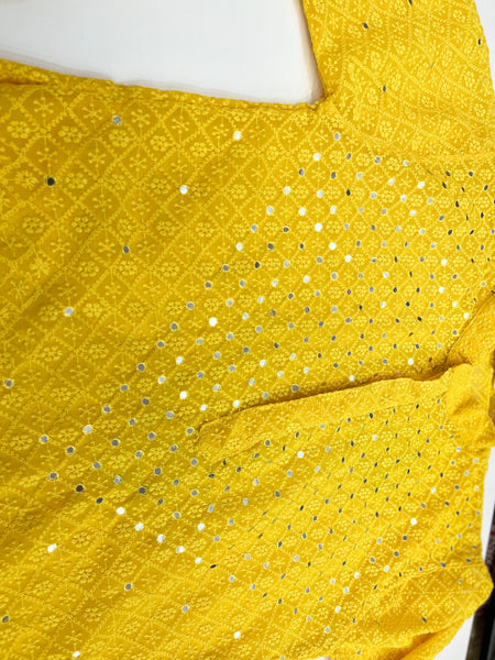 Veersons Chikankari Mirror Work Haquoba Lucknowi Gents Kurta