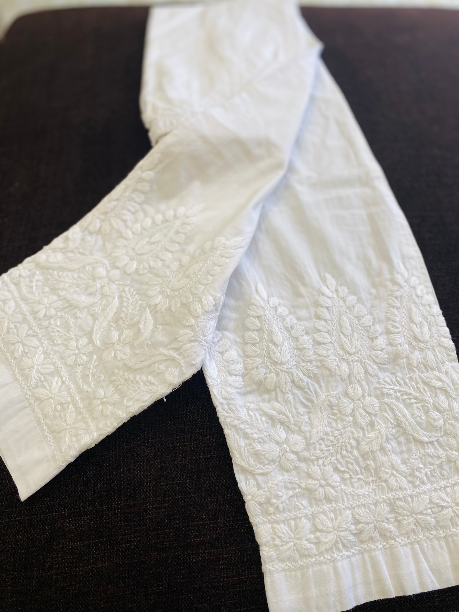 Veersons Chikankari Pants - Veersons-Chikankari Studio